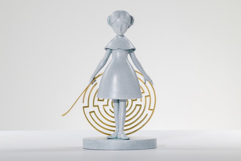 James jean maze bronze sculpture avant arte release info gold plated stainless steel Little Dancer homage