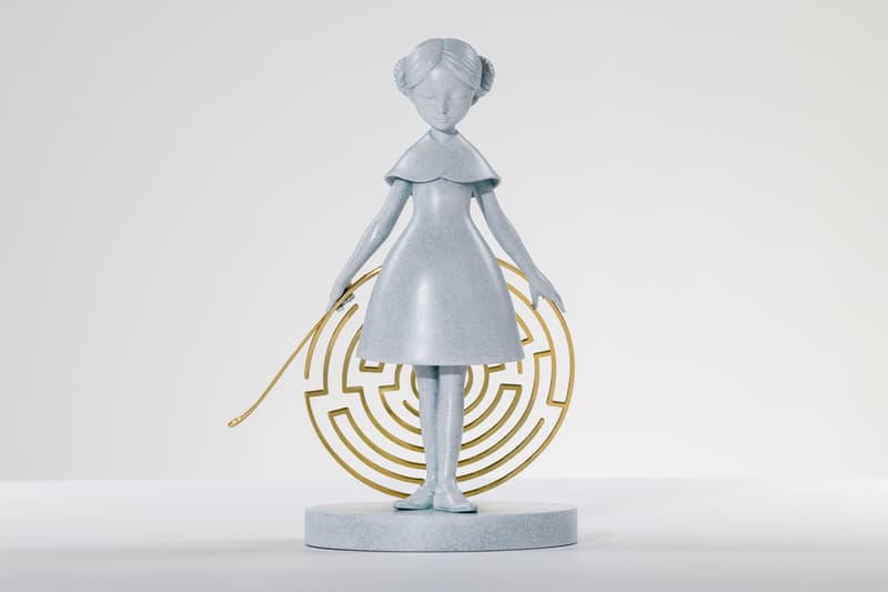 James jean maze bronze sculpture avant arte release info gold plated stainless steel Little Dancer homage