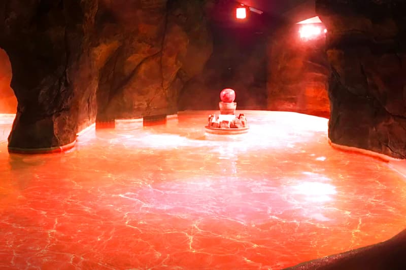 Hakone Kowakien Yunessun Hot Spring Resort Evangelion Red Water blood Kanagawa Japan Antarctica second impact anime animation