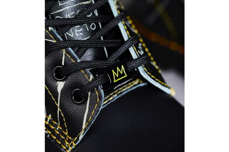 Jean Michel Basquiat Dr Martens Collection shoes boots footwear art New York Classic shoes 1460 abstract 1461 dustheads beat bop graffiti