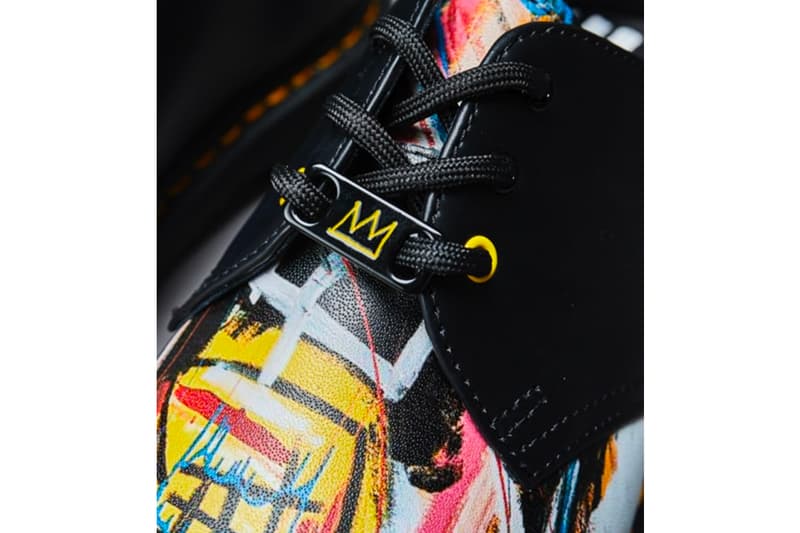  Jean Michel Basquiat Dr Martens Collection shoes boots footwear art New York Classic shoes 1460 abstract 1461 dustheads beat bop graffiti