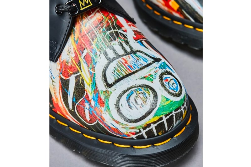  Jean Michel Basquiat Dr Martens Collection shoes boots footwear art New York Classic shoes 1460 abstract 1461 dustheads beat bop graffiti