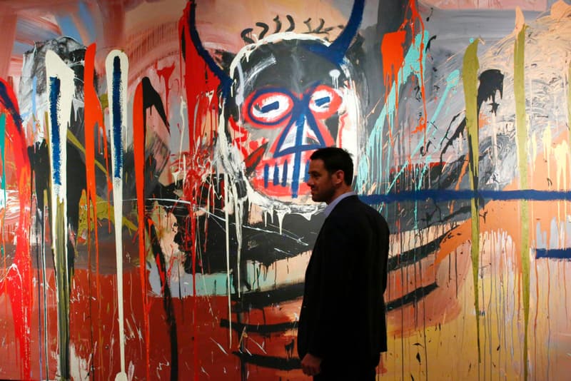 Jean Michel-Basquiat In-App Purchase Record Loïc Gouzer painting artwork 'untitled'