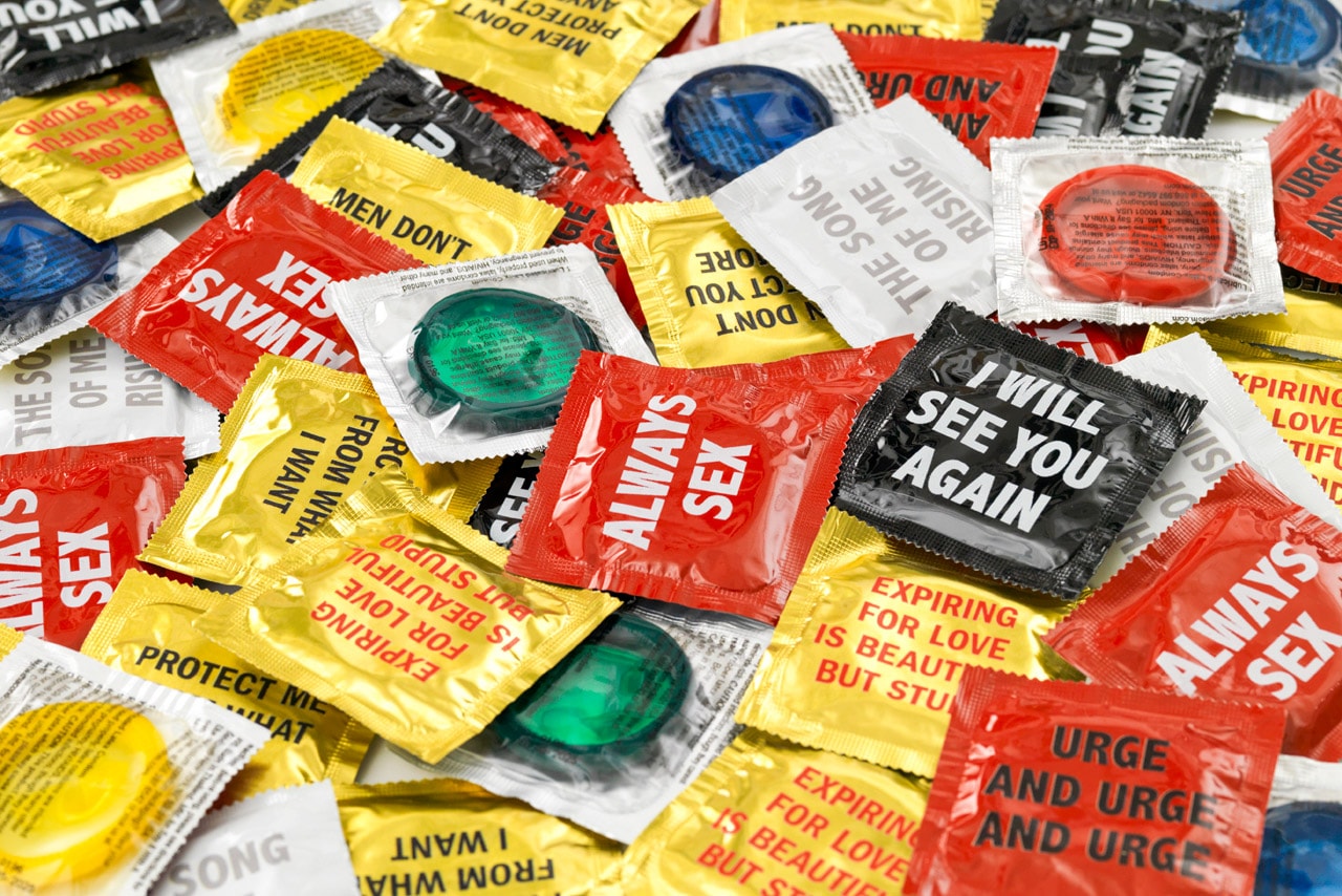 Jenny Holzer and Avant Arte Limited Edition Work 'URGE AND URGE AND URGE' glass jar condoms AIDS New York City AIDS Memorial walt whitman