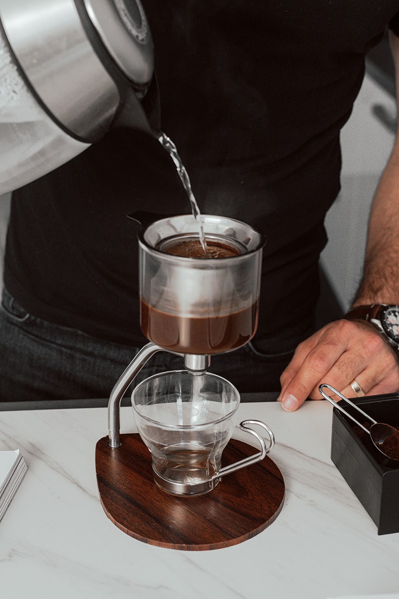Joy Resolve Manual Immersion Brewer "Walnut Timber" "Blond Timber" Coffee Machine Personal At Home Stay Indoors Breakfast Food Drink Prep Kit Release Information Cafe Lifestyle
