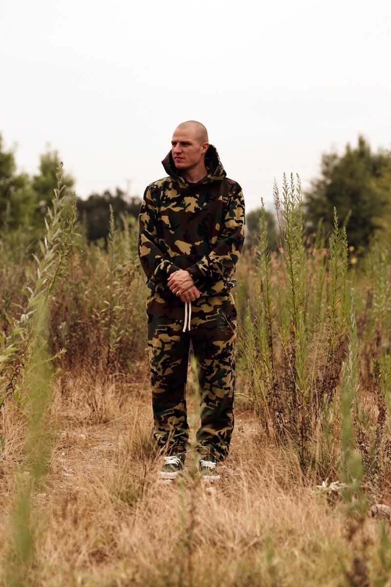 jsp standard issue tees jimmy gorecki french terry camo camouflage collection hoodie sweatshirt sweatpants sweatshort shorts official release date info photos price store list buying guide 