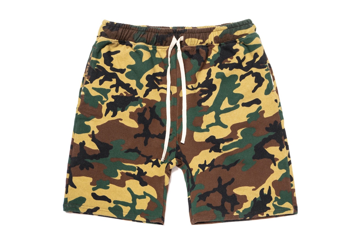 jsp standard issue tees jimmy gorecki french terry camo camouflage collection hoodie sweatshirt sweatpants sweatshort shorts official release date info photos price store list buying guide 