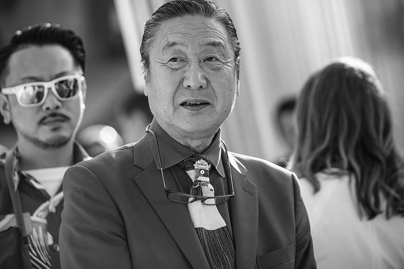 Kansai Yamamoto Dead 76 miki yamamoto david bowie ziggy stardust london fashion week ukiyoe prints runway lfw 1975 leukaemia 