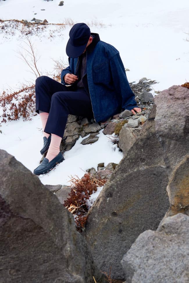 KAPTAIN SUNSHINE Fall Winter 2020 Lookbook menswear streetwear collection capsule japanese americana sartorial tailored functional apparel jackets coasts t shirts pants trousers