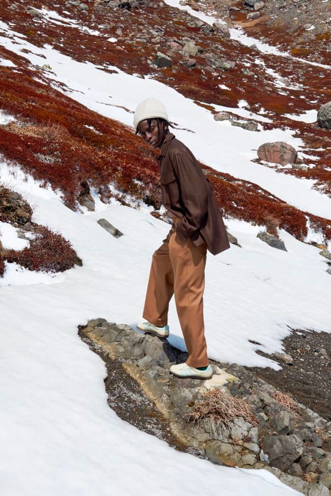 KAPTAIN SUNSHINE Fall Winter 2020 Lookbook menswear streetwear collection capsule japanese americana sartorial tailored functional apparel jackets coasts t shirts pants trousers