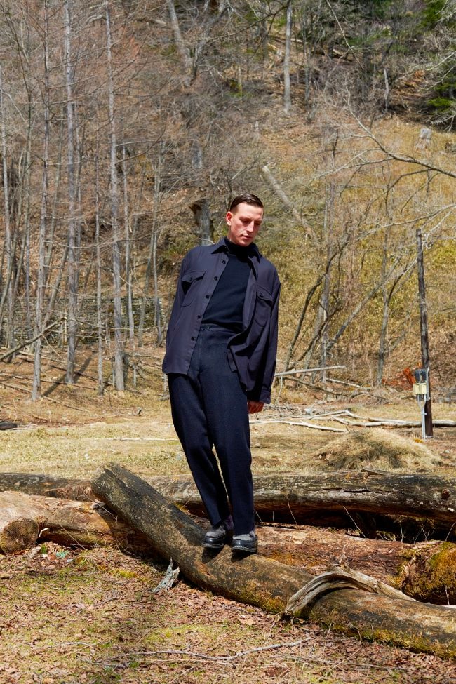 KAPTAIN SUNSHINE Fall Winter 2020 Lookbook menswear streetwear collection capsule japanese americana sartorial tailored functional apparel jackets coasts t shirts pants trousers