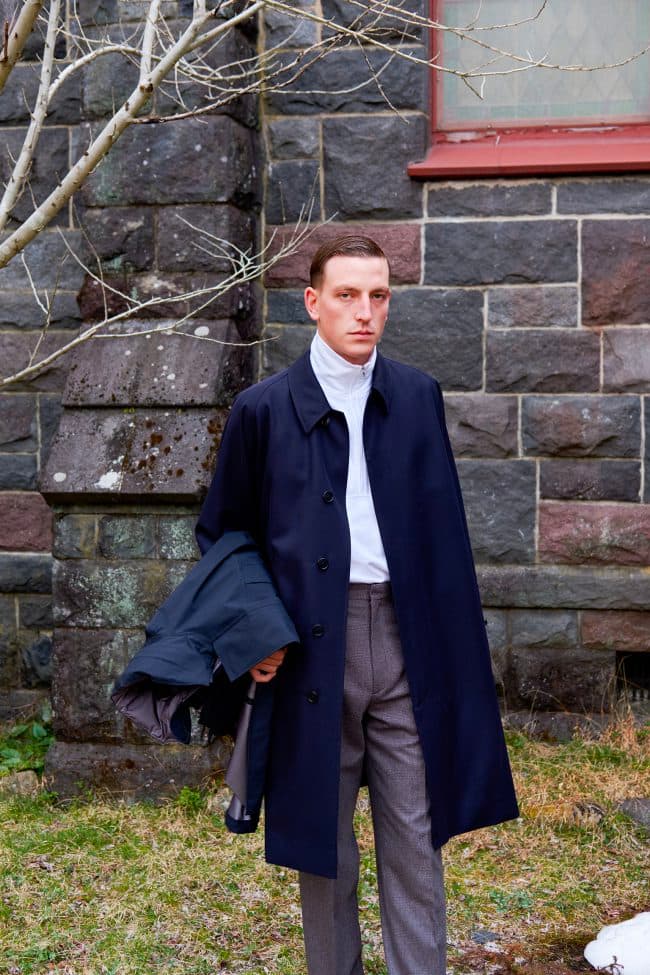 KAPTAIN SUNSHINE Fall Winter 2020 Lookbook menswear streetwear collection capsule japanese americana sartorial tailored functional apparel jackets coasts t shirts pants trousers