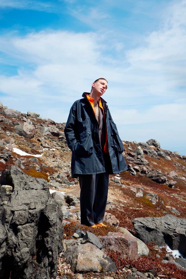 KAPTAIN SUNSHINE Fall Winter 2020 Lookbook menswear streetwear collection capsule japanese americana sartorial tailored functional apparel jackets coasts t shirts pants trousers