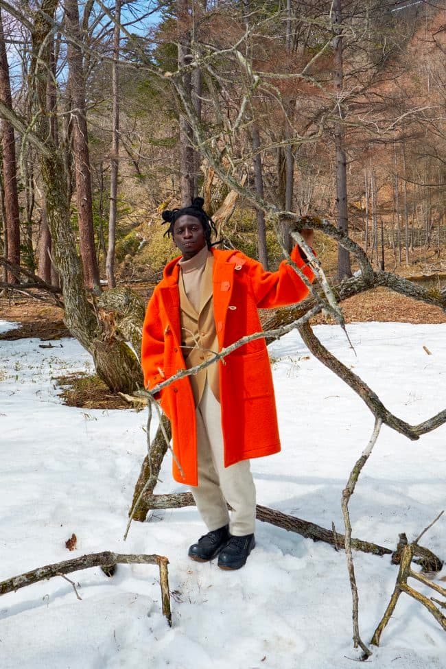 KAPTAIN SUNSHINE Fall Winter 2020 Lookbook menswear streetwear collection capsule japanese americana sartorial tailored functional apparel jackets coasts t shirts pants trousers