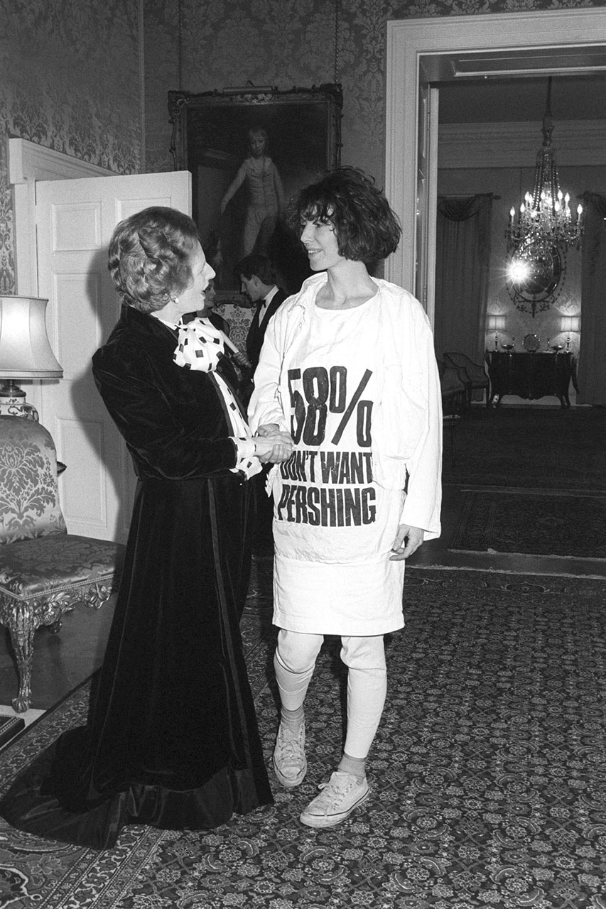 Katharine Hamnett Interview black lives matter police politics voting Protests, Sustainability 