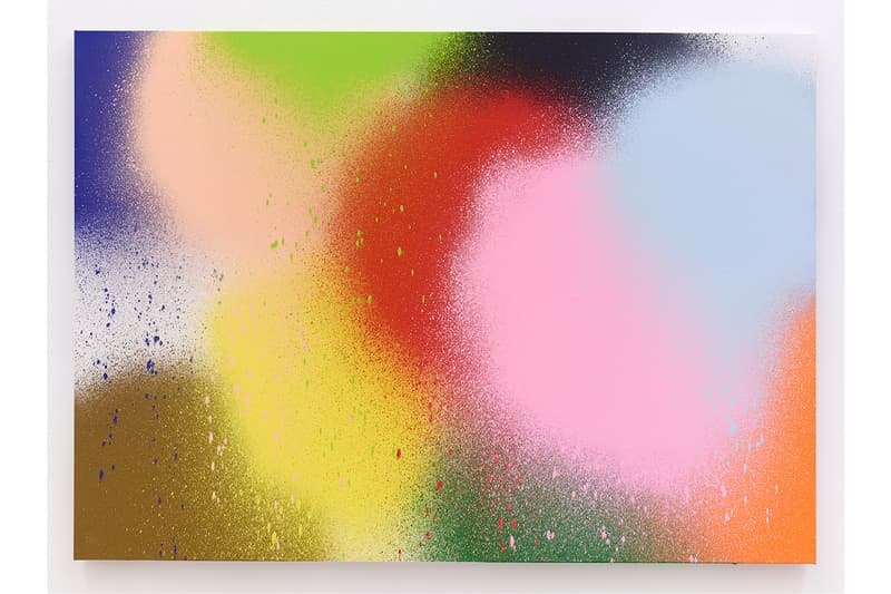 katsu drone paintings the hole nyc gallery
