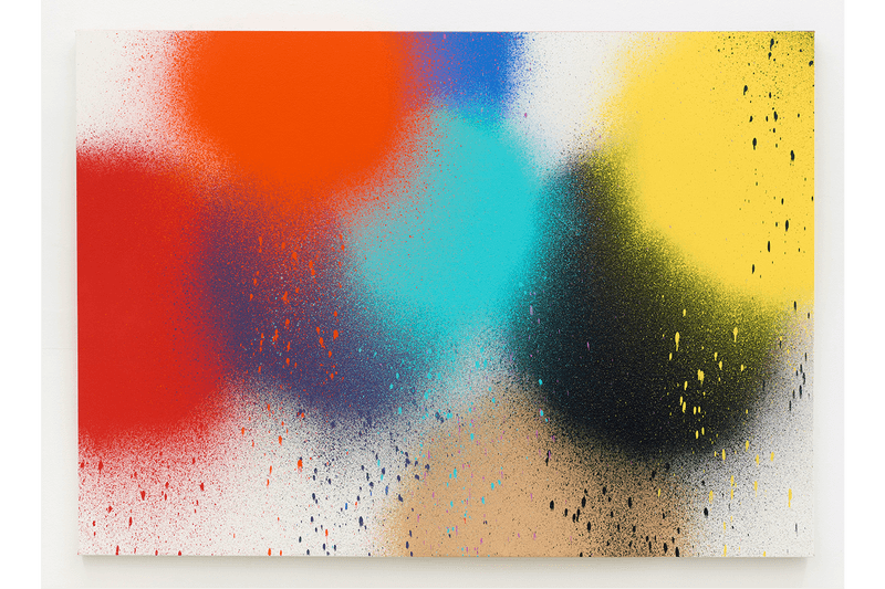 katsu drone paintings the hole nyc gallery