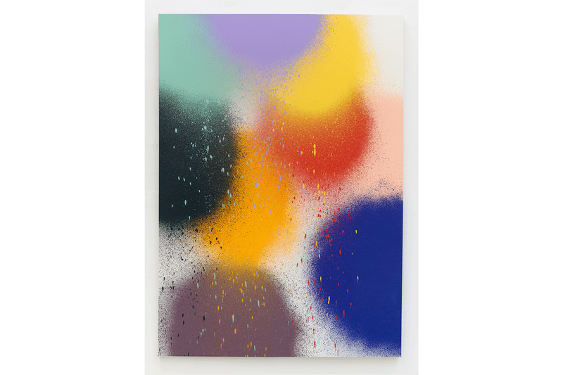 katsu drone paintings the hole nyc gallery