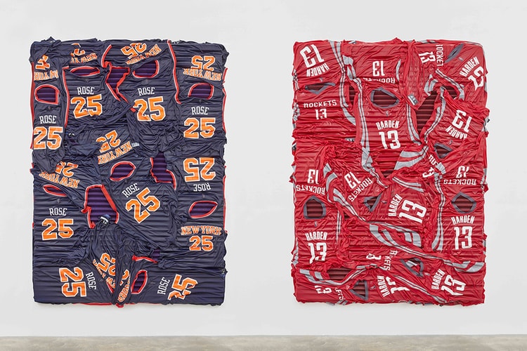 Kevin Beasley's "Acoustic Panels" Explores the Dual Meaning of Basketball Jerseys