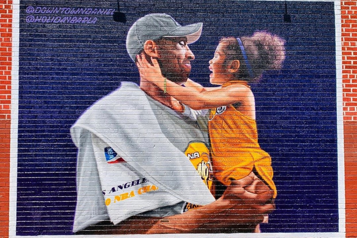 Kobe Bryant tribute murals