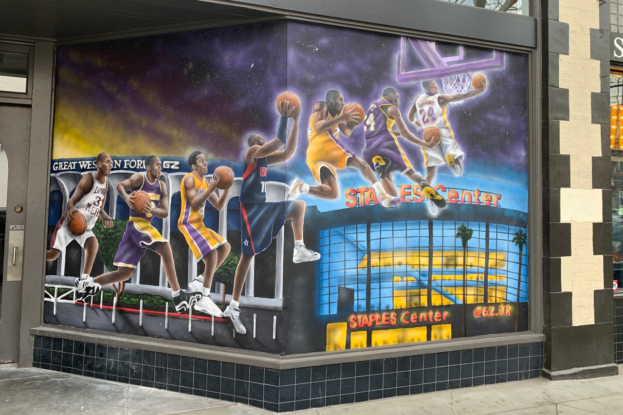 Kobe Bryant tribute murals