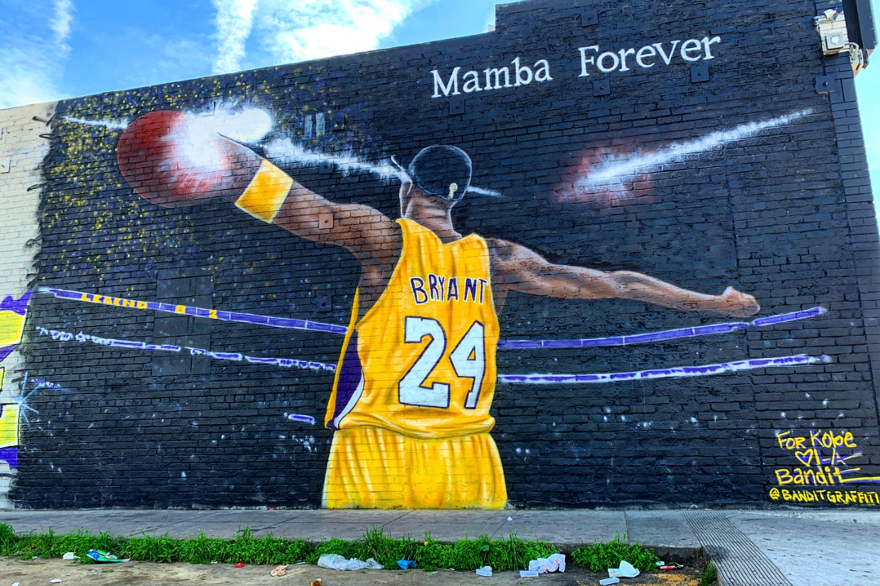 Kobe Bryant tribute murals