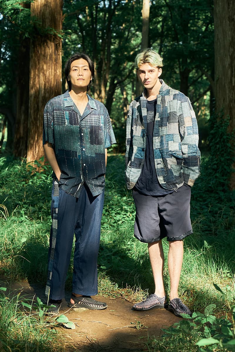 KUON Spring/Summer 2021 Collection Lookbook ss21 japan shinichiro ishibashi designer patchwork boro indigo dye sashiko