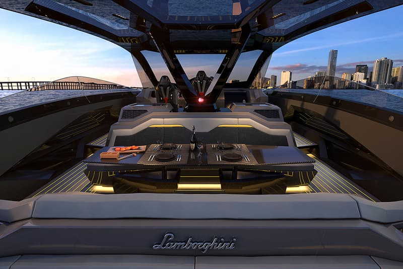 Lamborghini x The Italian Sea Group Tecnomar for Lamborghini 63 Super Yacht Boat Release Information Nautical Sián FKP 37 Terzo Millennio Miura Countach