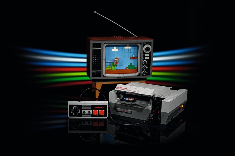 lego nintendo super mario nes console details build tv buy cop purchase release information build your own