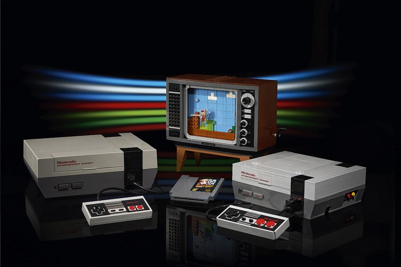 lego nintendo super mario nes console details build tv buy cop purchase release information build your own