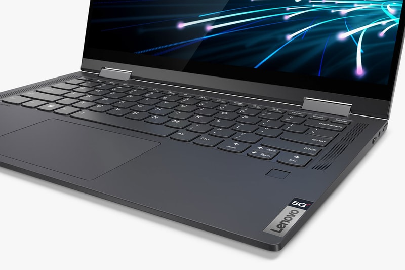 Lenovo Flex 5G laptop fifth generation network higher multi-Gbps data speeds lower latency more reliability
