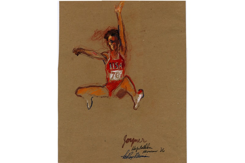 LeRoy Neiman U.S. Olympic and Paralympic Museum exhibition paintings drawings 