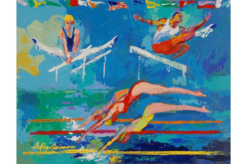 LeRoy Neiman U.S. Olympic and Paralympic Museum exhibition paintings drawings 