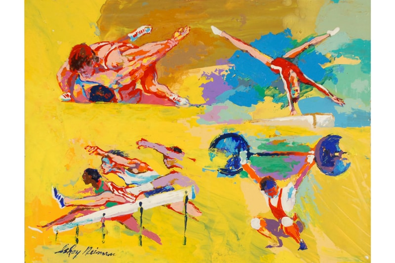 LeRoy Neiman U.S. Olympic and Paralympic Museum exhibition paintings drawings 