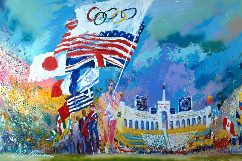 LeRoy Neiman U.S. Olympic and Paralympic Museum exhibition paintings drawings 