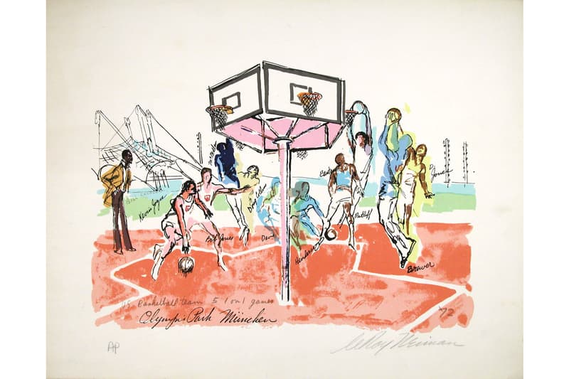LeRoy Neiman U.S. Olympic and Paralympic Museum exhibition paintings drawings