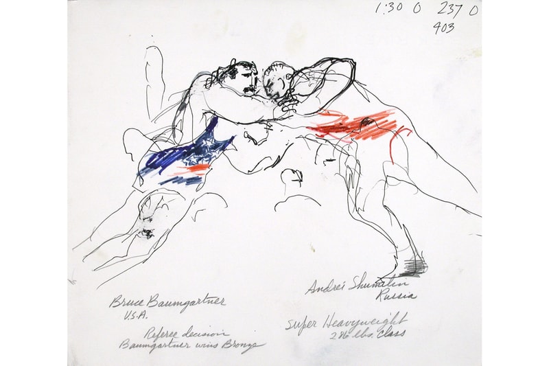 LeRoy Neiman U.S. Olympic and Paralympic Museum exhibition paintings drawings 