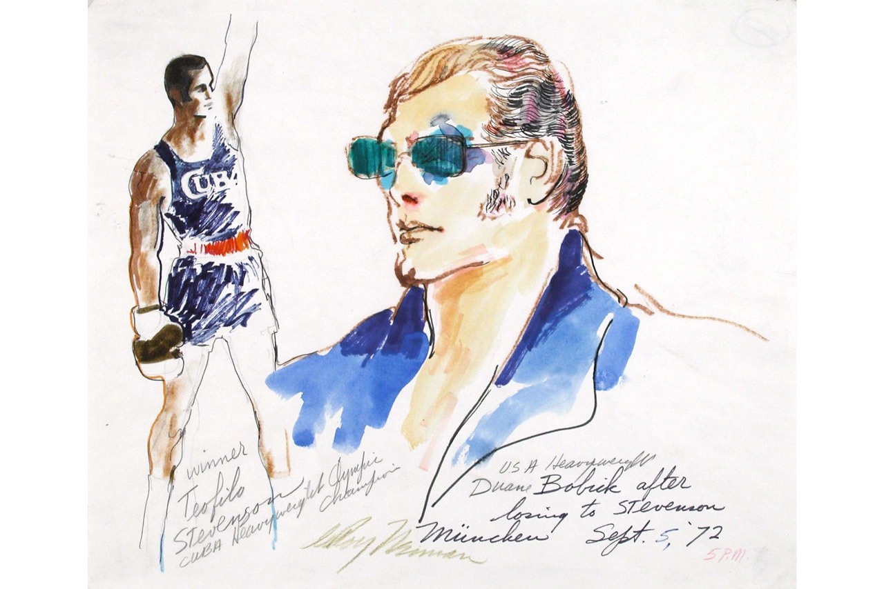 LeRoy Neiman U.S. Olympic and Paralympic Museum exhibition paintings drawings 