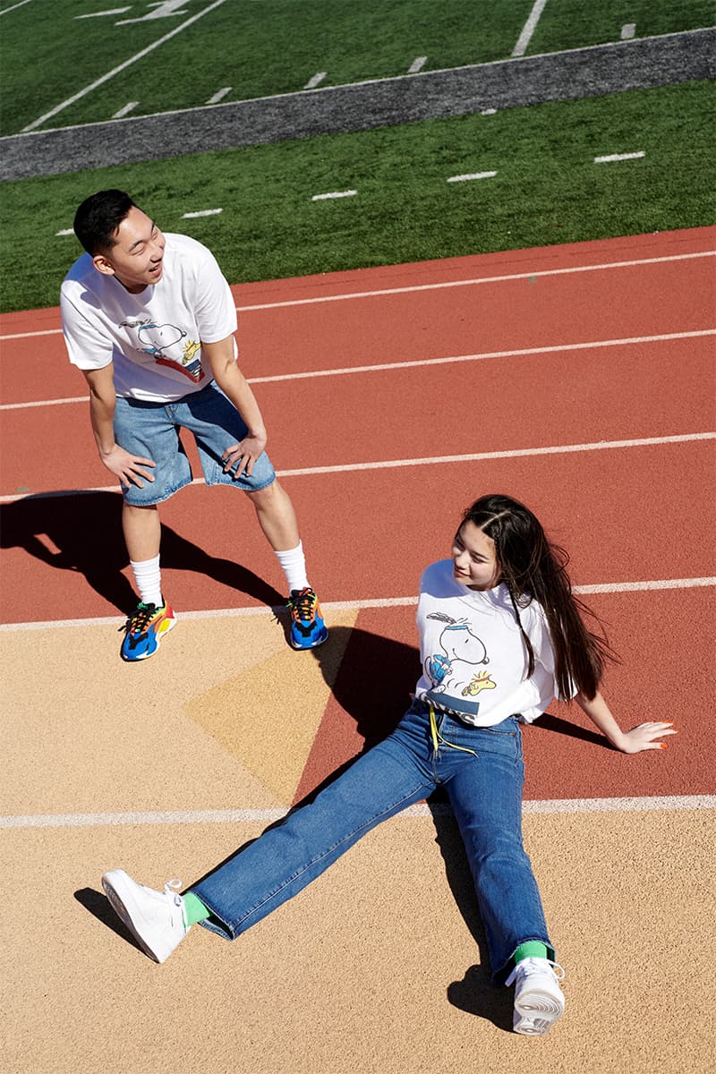 Levis Peanuts Summer 2020 Collection release info unisex football tees reversible bucket hats oversized crewneck sweatshirts tracksuit