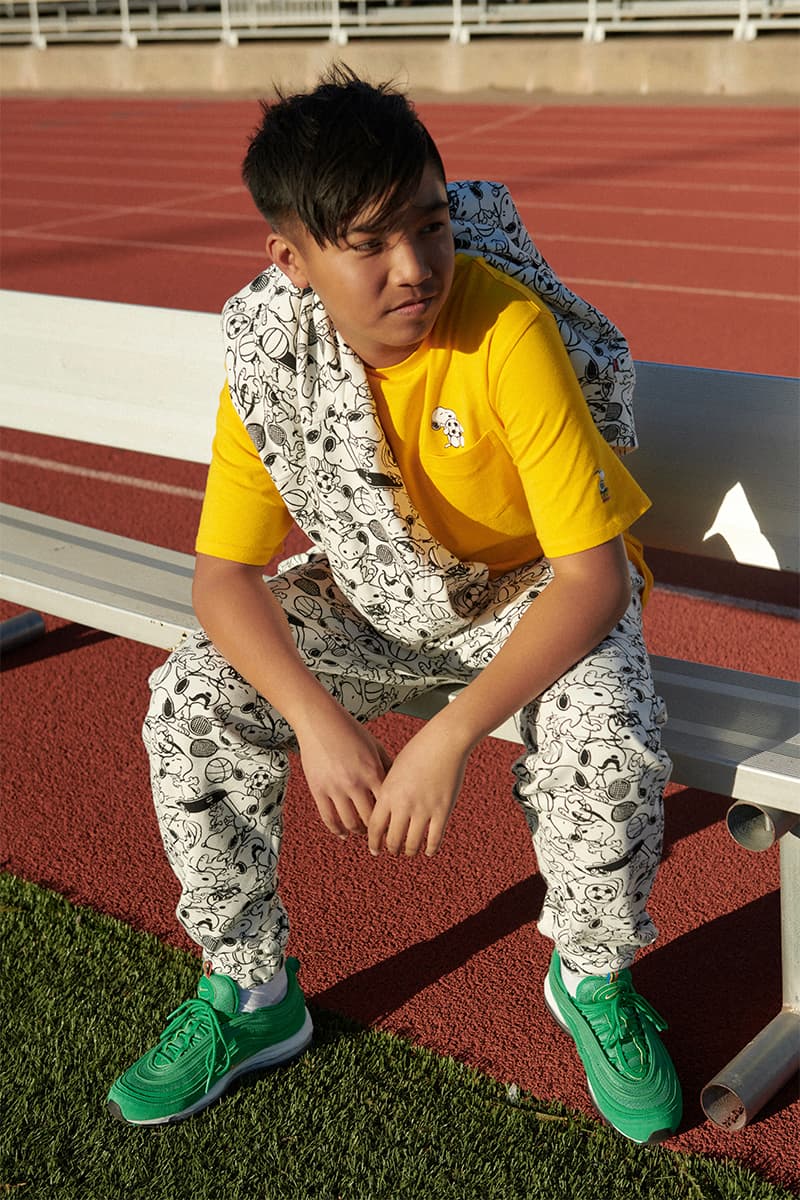 Levis Peanuts Summer 2020 Collection release info unisex football tees reversible bucket hats oversized crewneck sweatshirts tracksuit