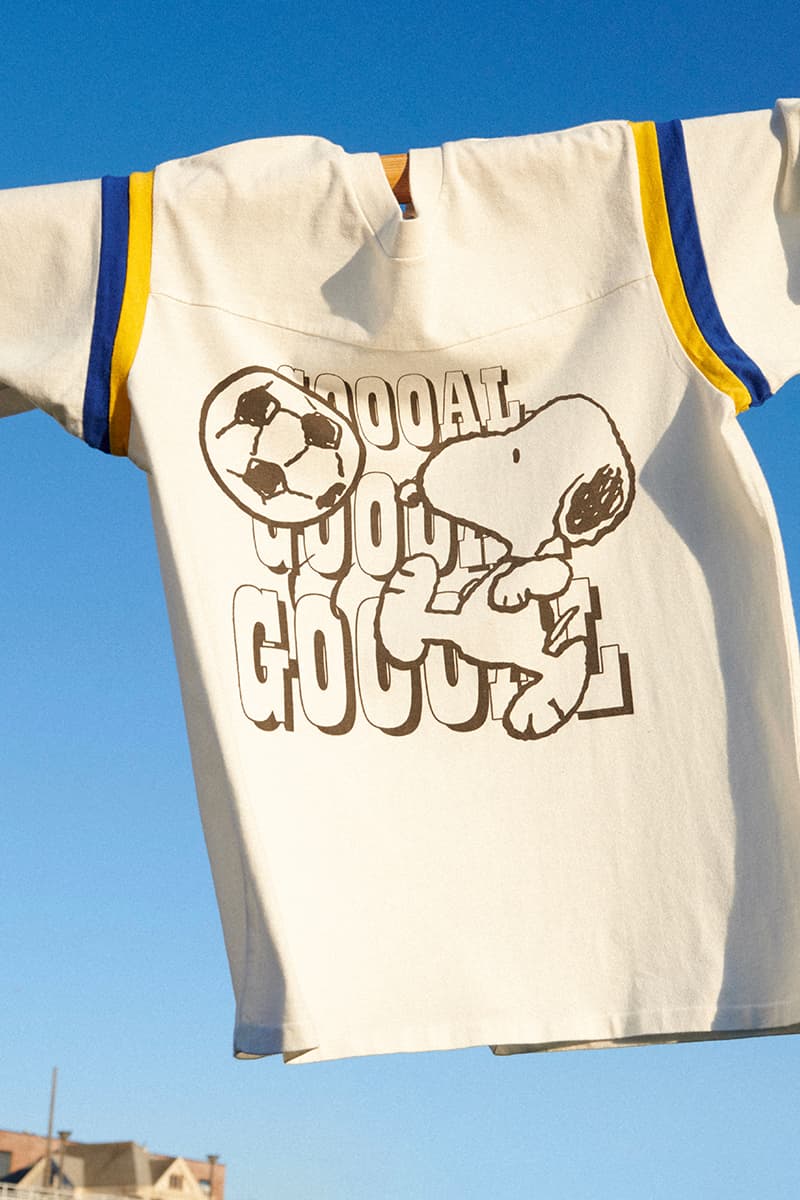 Levis Peanuts Summer 2020 Collection release info unisex football tees reversible bucket hats oversized crewneck sweatshirts tracksuit