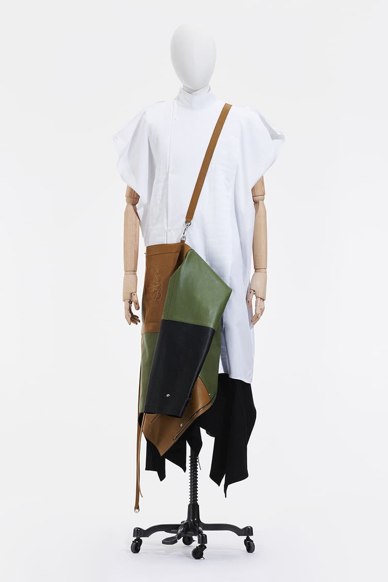 LOEWE Spring/Summer 2021 Collection Jonathan Anderson Menswear "Show In a Box" Loafers Mules Outerwear Bags Capes Draping Runway Paris Fashion Week