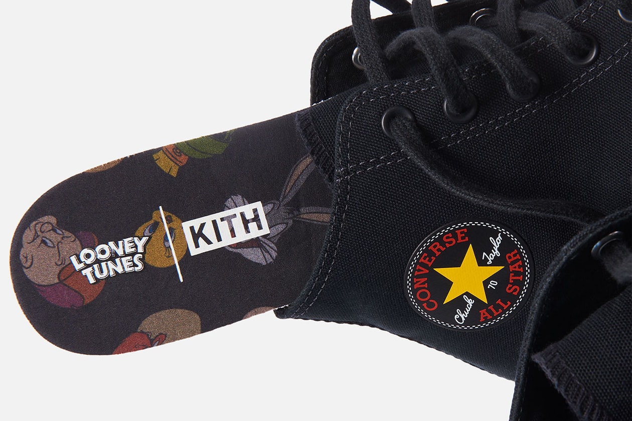 'Looney Tunes' x KITH Clothing Collaboration Converse sneakers chuck taylor all star 70s bugs bunny lookbook plushes rug cartoon interview ronnie fieg 