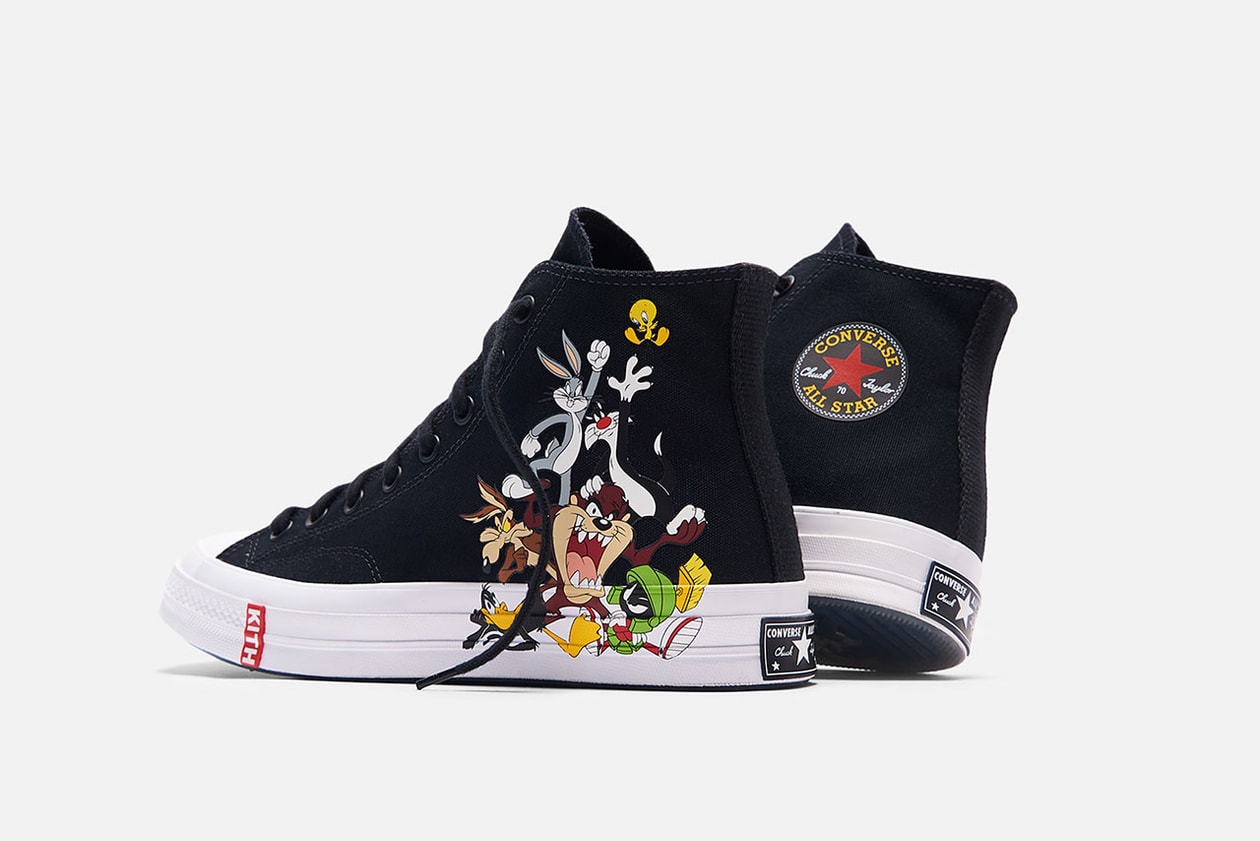 'Looney Tunes' x KITH Clothing Collaboration Converse sneakers chuck taylor all star 70s bugs bunny lookbook plushes rug cartoon interview ronnie fieg 