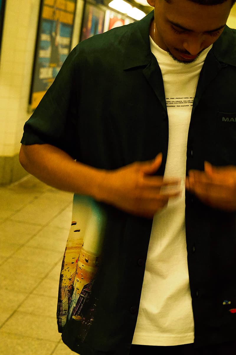 maharishi NYC MILTYPE Spring Summer 2020 Capsule menswear streetwear ss20 collection t shirts hoodies graphics the fifth element new york city manhattan
