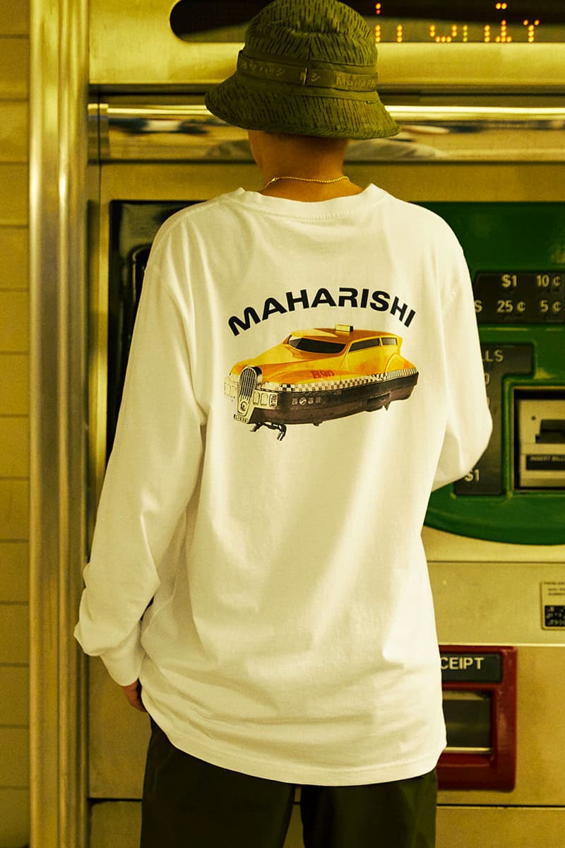 maharishi NYC MILTYPE Spring Summer 2020 Capsule menswear streetwear ss20 collection t shirts hoodies graphics the fifth element new york city manhattan