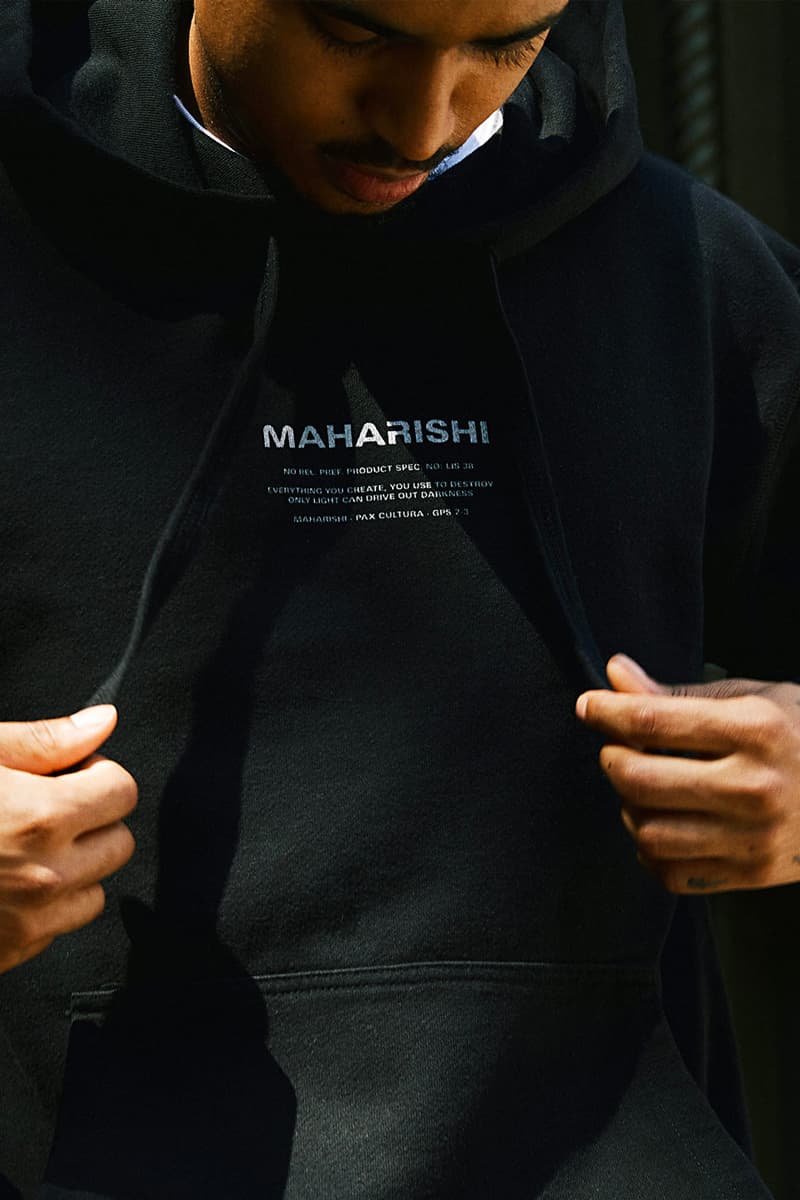 maharishi NYC MILTYPE Spring Summer 2020 Capsule menswear streetwear ss20 collection t shirts hoodies graphics the fifth element new york city manhattan