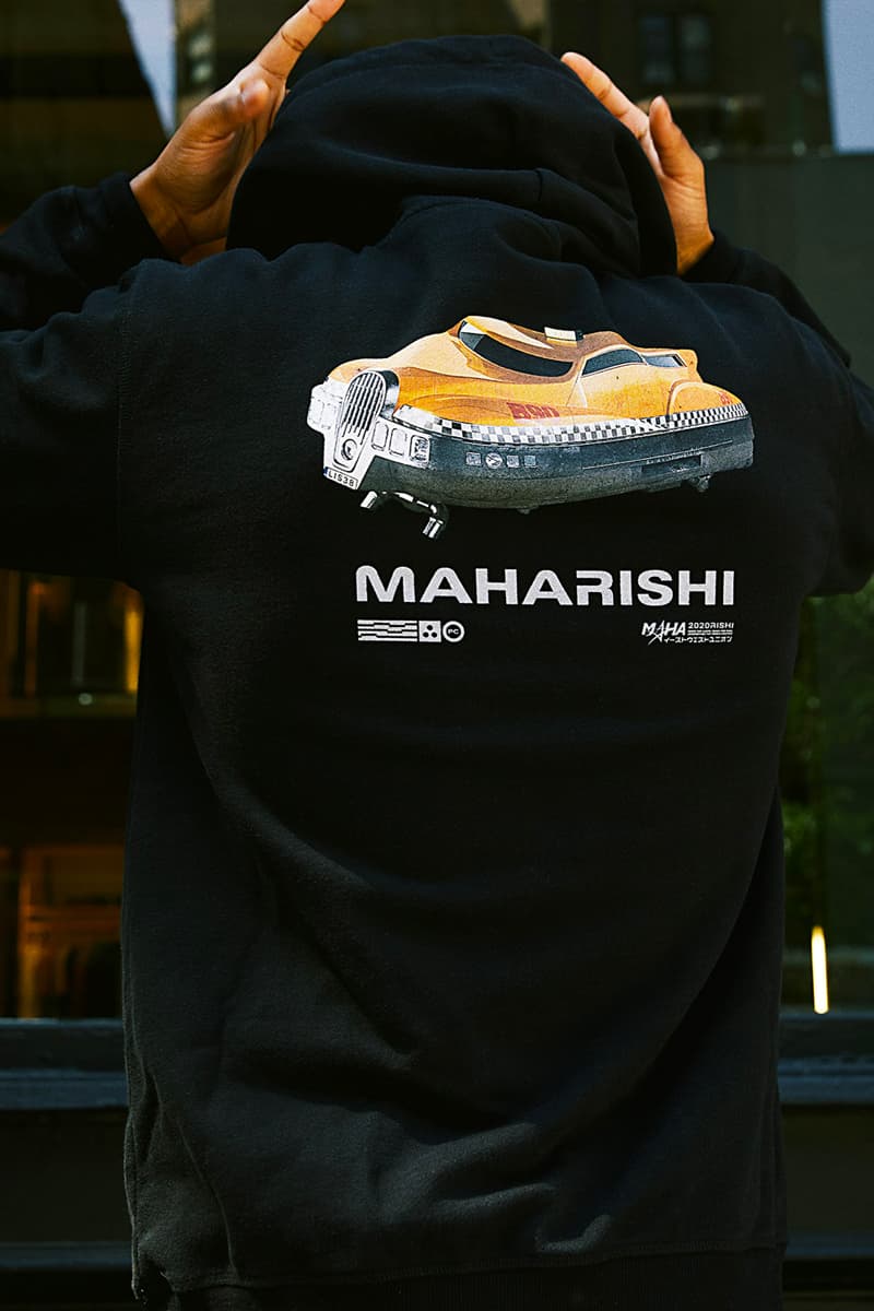 maharishi NYC MILTYPE Spring Summer 2020 Capsule menswear streetwear ss20 collection t shirts hoodies graphics the fifth element new york city manhattan