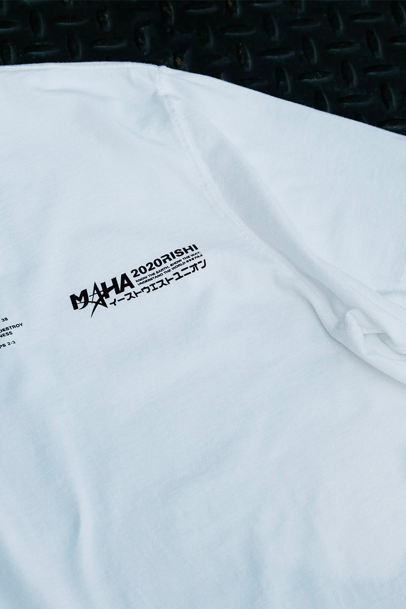 maharishi NYC MILTYPE Spring Summer 2020 Capsule menswear streetwear ss20 collection t shirts hoodies graphics the fifth element new york city manhattan