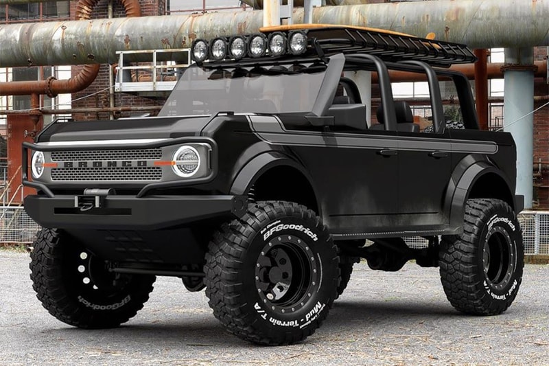 Maxlider Brothers Customs 2021 Ford Bronco "MIDNITE EDITION" American SUV Muscle Car Truck Release Information Tuning Dark Spec Black Paint Custom Built Closer Look Sold Out Pre Order Off Roader 4x4 4WD